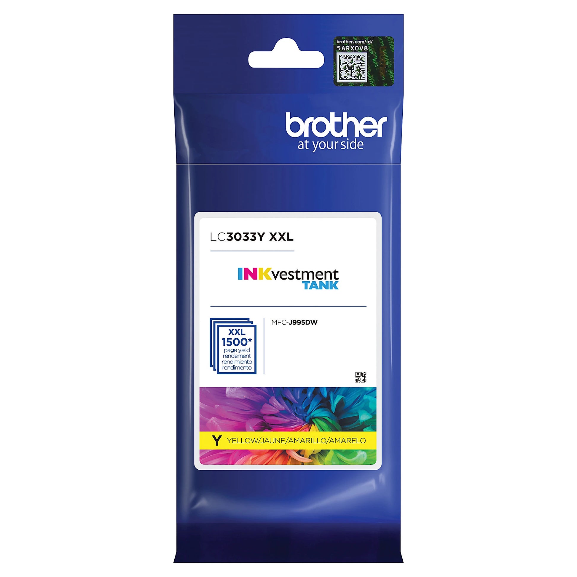 Genuine Brother LC3033Y Yellow Ink Cartridge (1,500 pages)