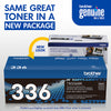 Genuine Brother TN336BK High Yield Black Toner Cartridge (3,500 pages) Image 3