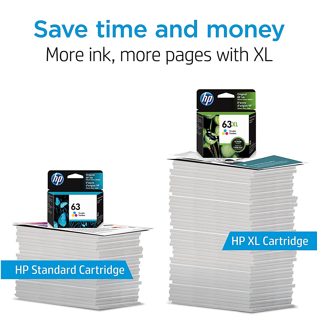 Genuine HP F6U63AN High Yield Tri-Color Ink Cartridge (330 pages) Image 2