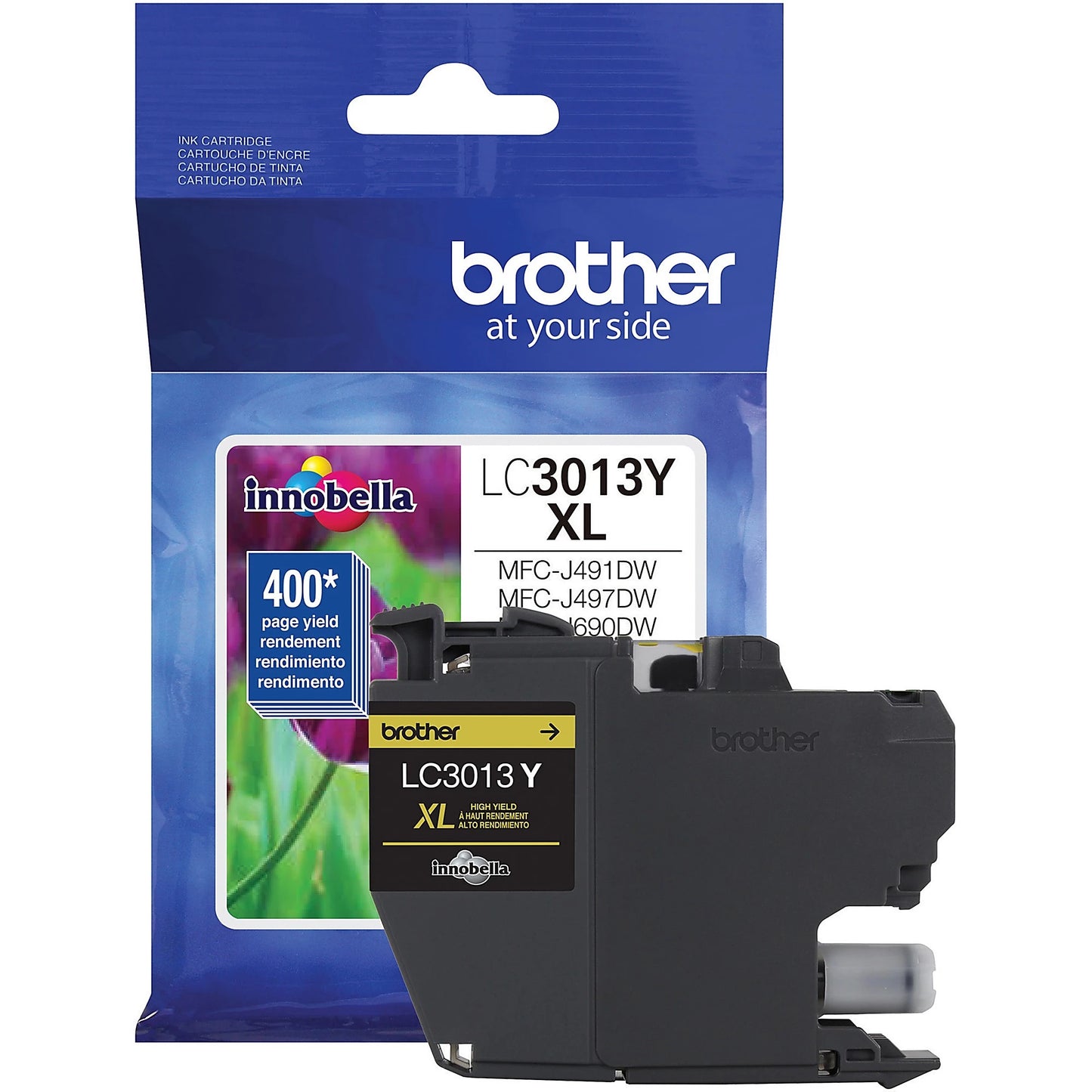 Genuine Brother LC3013Y High Yield Yellow Ink Cartridge (400 pages) Image 2