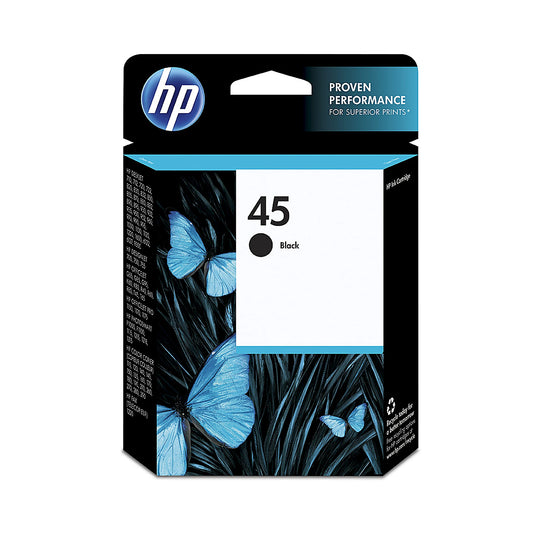 Genuine HP 51645A Black Ink Cartridge (1,100 pages) Image 1