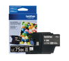 Genuine Brother LC75BK High Yield Black Ink Cartridge (600 pages) Image 2