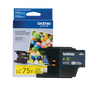 Genuine Brother LC75Y High Yield Yellow Ink Cartridge (600 pages) Image 2