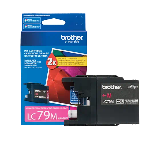 Genuine Brother LC79M Magenta Ink Cartridge (1,200 pages) Image 2