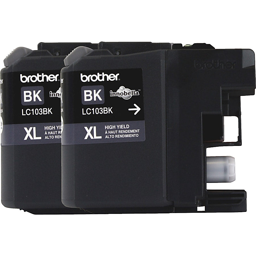 Genuine Brother LC1032PKS High Yield Black Ink Cartridge (600 pages)