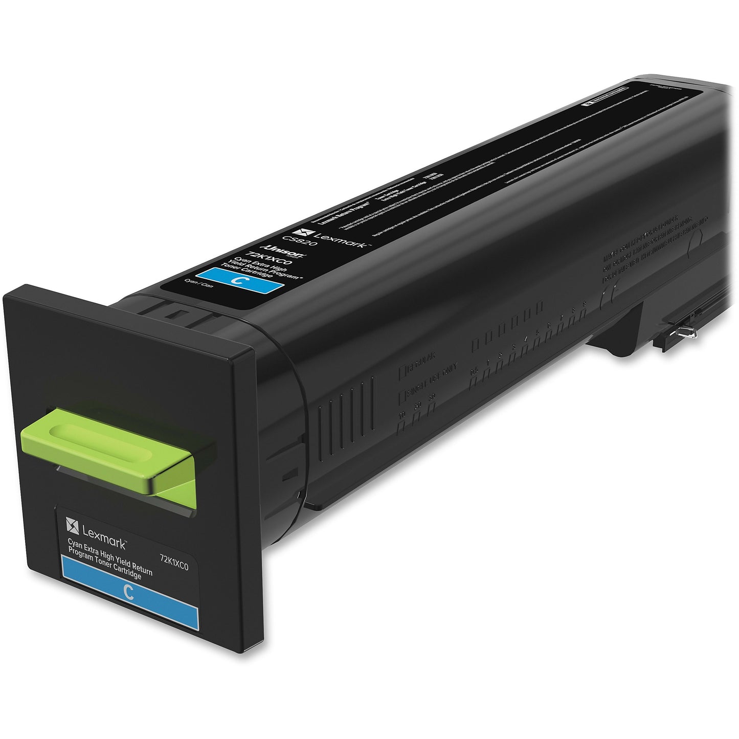 Genuine Lexmark 72K1XC0 High Yield Cyan Toner Cartridge (22,000 pages) Return Program