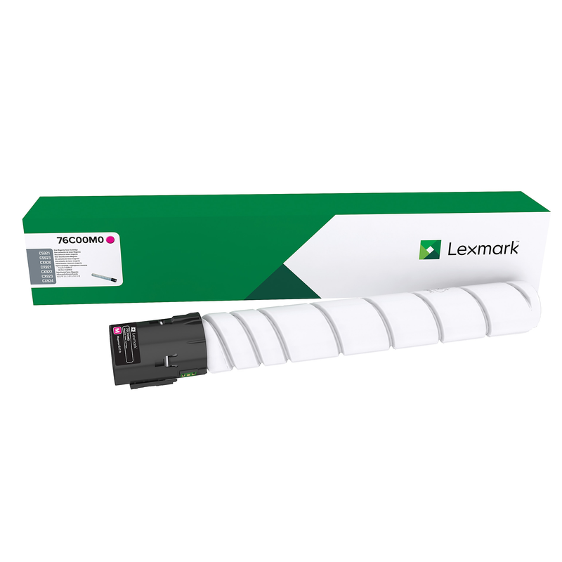 Genuine Lexmark 76C00M0 Magenta Toner Cartridge (11,500 pages)