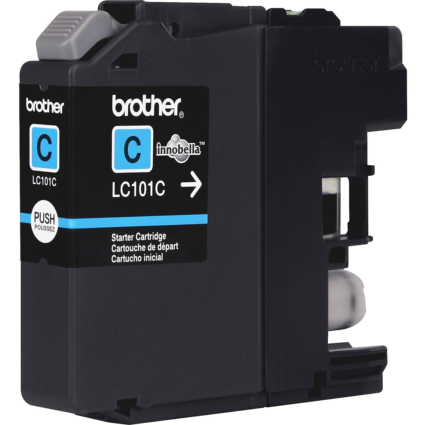 Genuine Brother LC101C Cyan Ink Cartridge (300 pages)