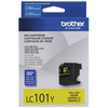 Genuine Brother LC101Y Yellow Ink Cartridge (300 pages)