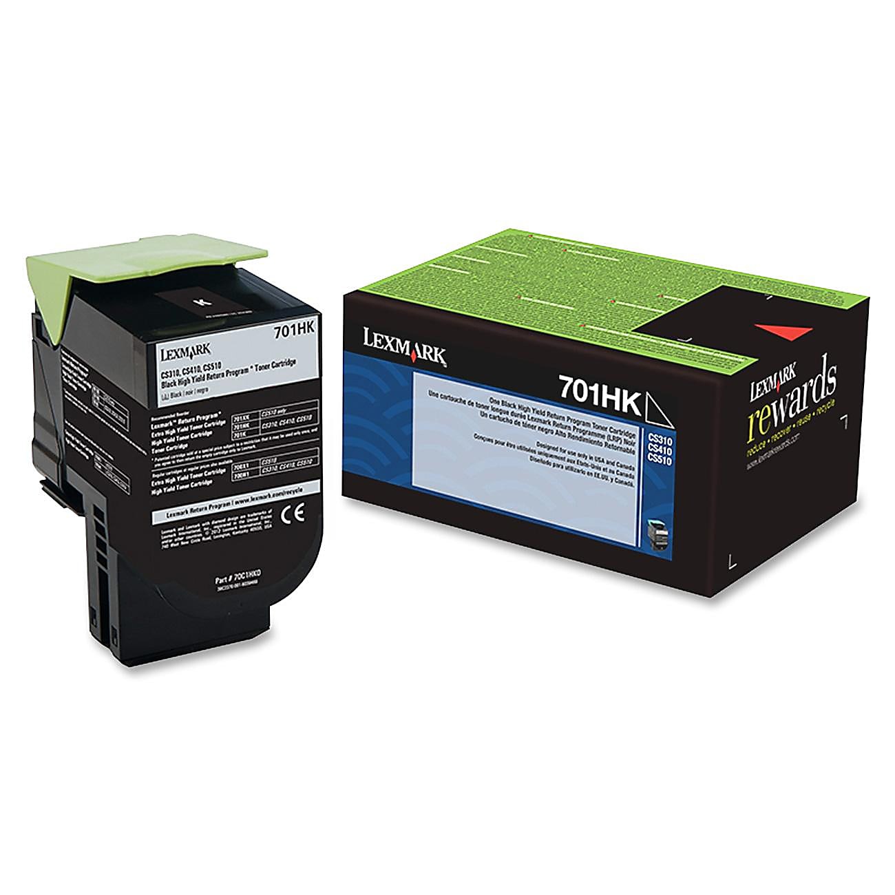 Genuine Lexmark 70C1HK0 High Yield Black Toner Cartridge (4,000 pages) Return Program