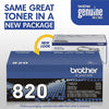 Genuine Brother TN820 Black Toner Cartridge (3,000 pages)