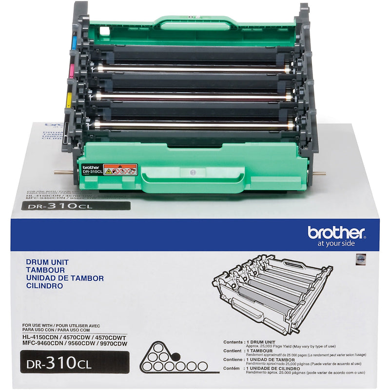 Genuine Brother DR310CL Black, Cyan, Magenta, Yellow Drum Unit (25,000 pages)