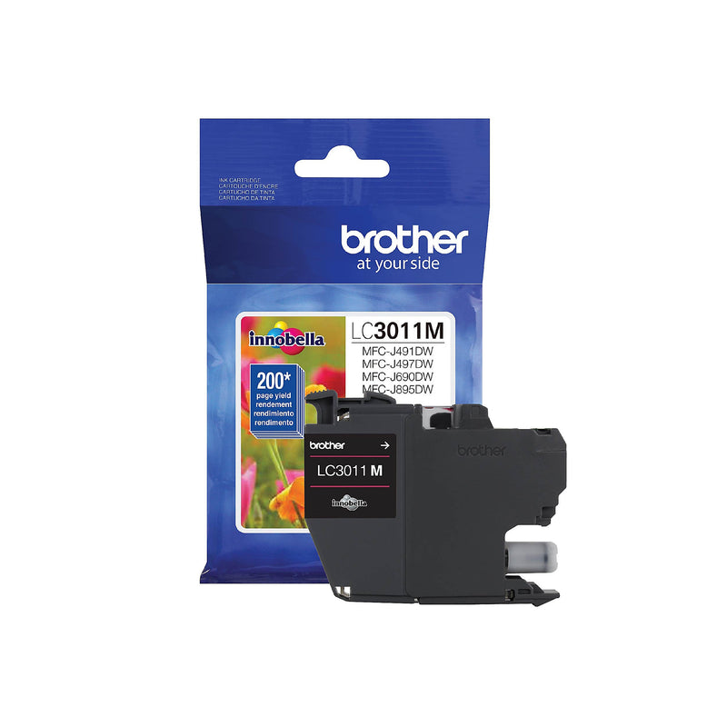 Genuine Brother LC3011M Magenta Ink Cartridge (200 pages)