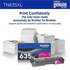 Genuine Brother TN635XLM Magenta Toner Cartridge (4,500 pages)