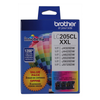 Genuine Brother LC2053PKS Cyan, Magenta, Yellow Ink Cartridge (1,200 pages)