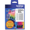 Genuine Brother LC2053PKS Cyan, Magenta, Yellow Ink Cartridge (1,200 pages)