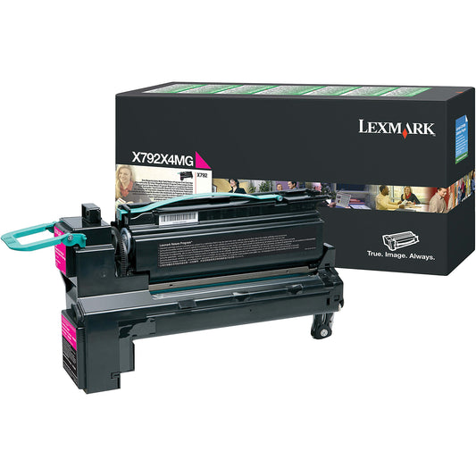 Genuine Lexmark X792X4MG High Yield Magenta Toner Cartridge (20,000 pages)
