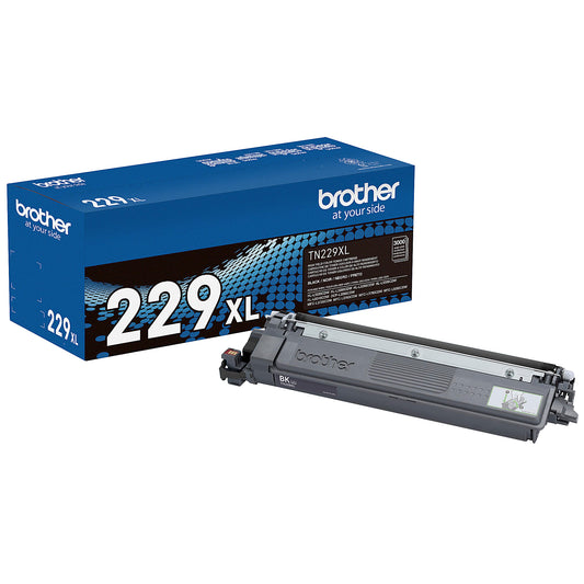 Genuine Brother TN229XLBK Black Toner Cartridge (3,000 pages)