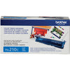 Genuine Brother TN210C Cyan Toner Cartridge (1,400 pages)