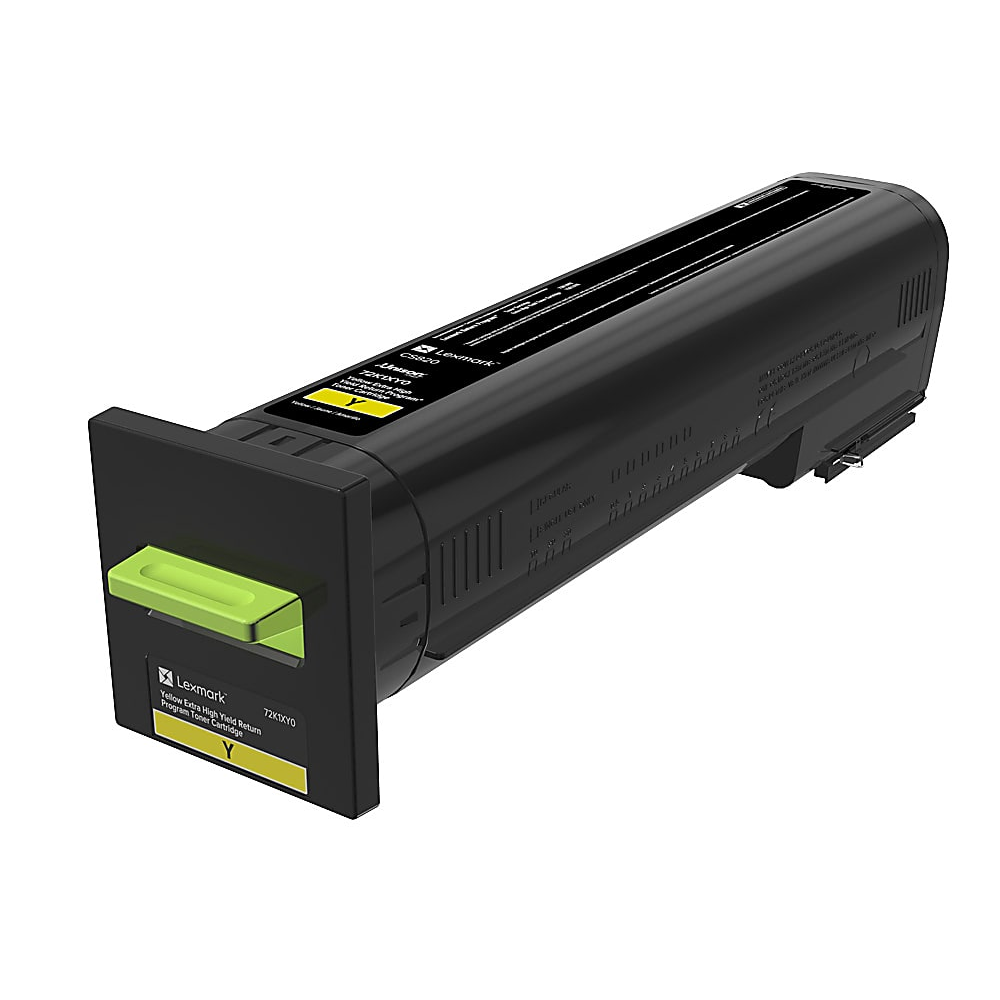 Genuine Lexmark 72K1XY0 High Yield Yellow Toner Cartridge (22,000 pages) Return Program