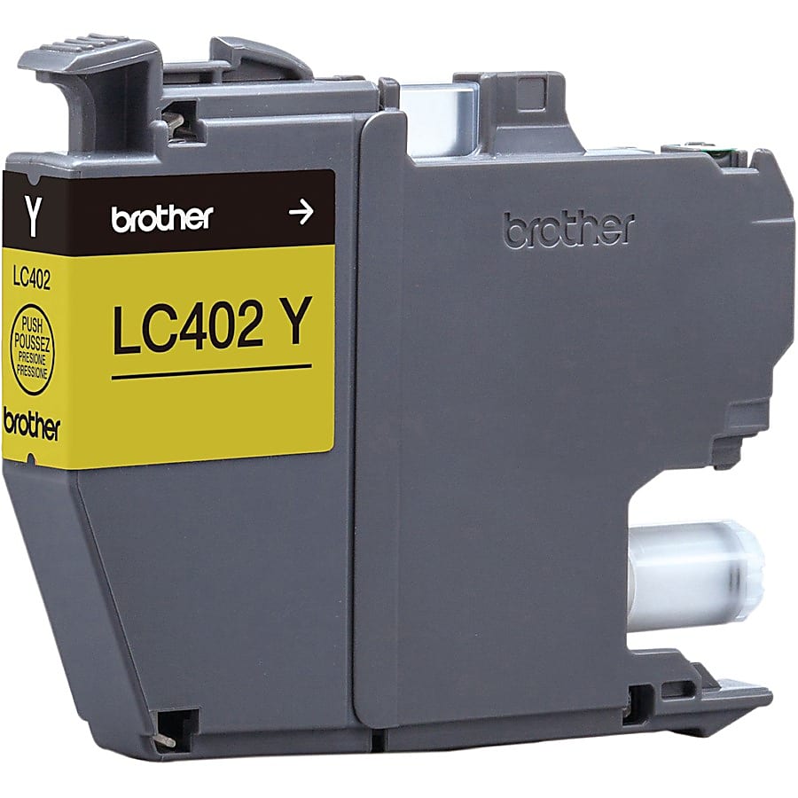 Genuine Brother LC402Y Yellow Ink Cartridge (550 pages)