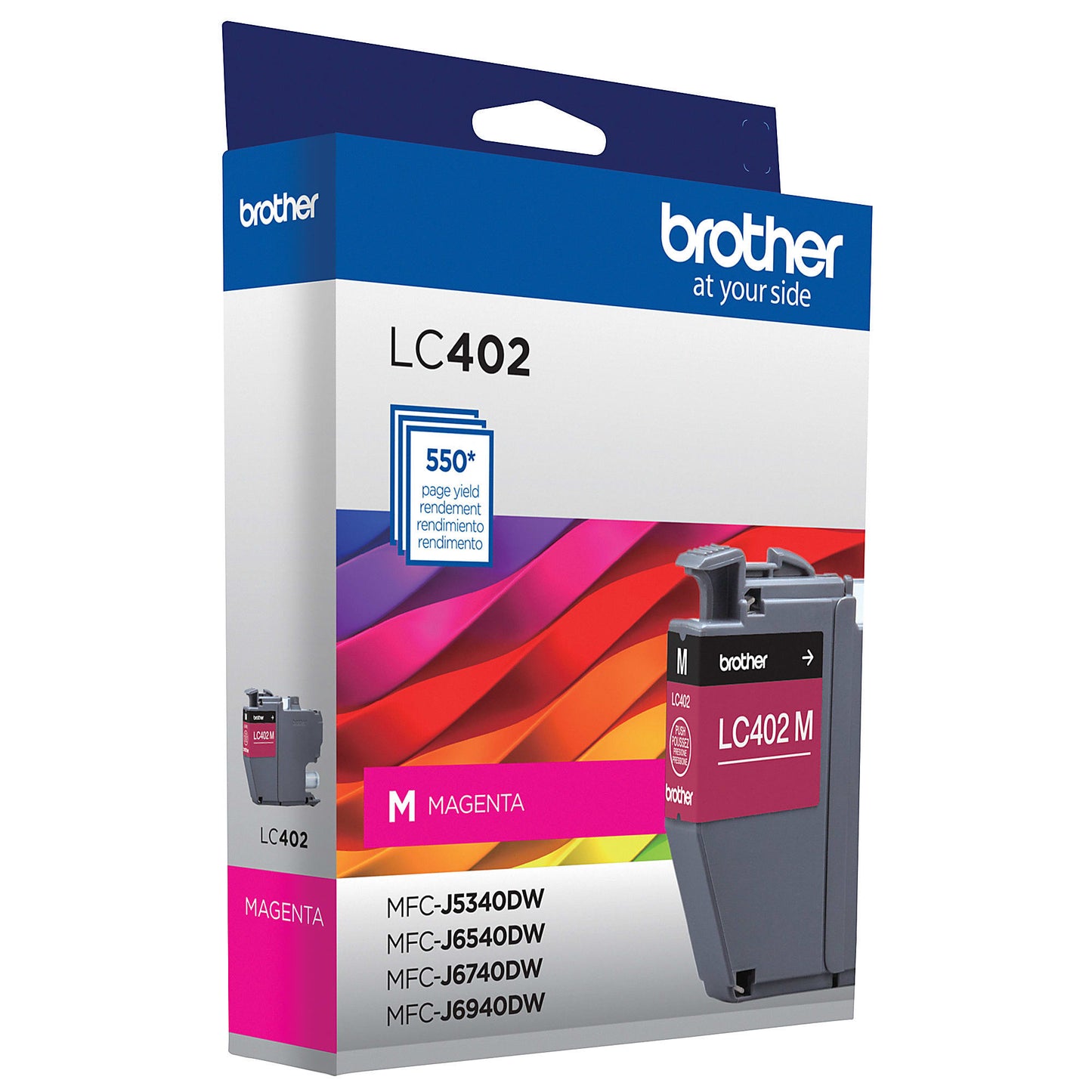 Genuine Brother LC402M Magenta Ink Cartridge (550 pages)