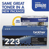 Genuine Brother TN223BK Black Toner Cartridge (1,300 pages)