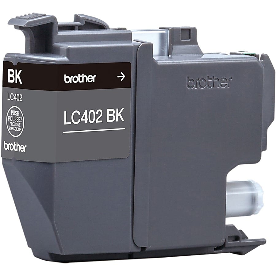 Genuine Brother LC402BK Black Ink Cartridge (550 pages)