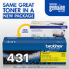 Genuine Brother TN431Y Yellow Toner Cartridge (1,800 pages)