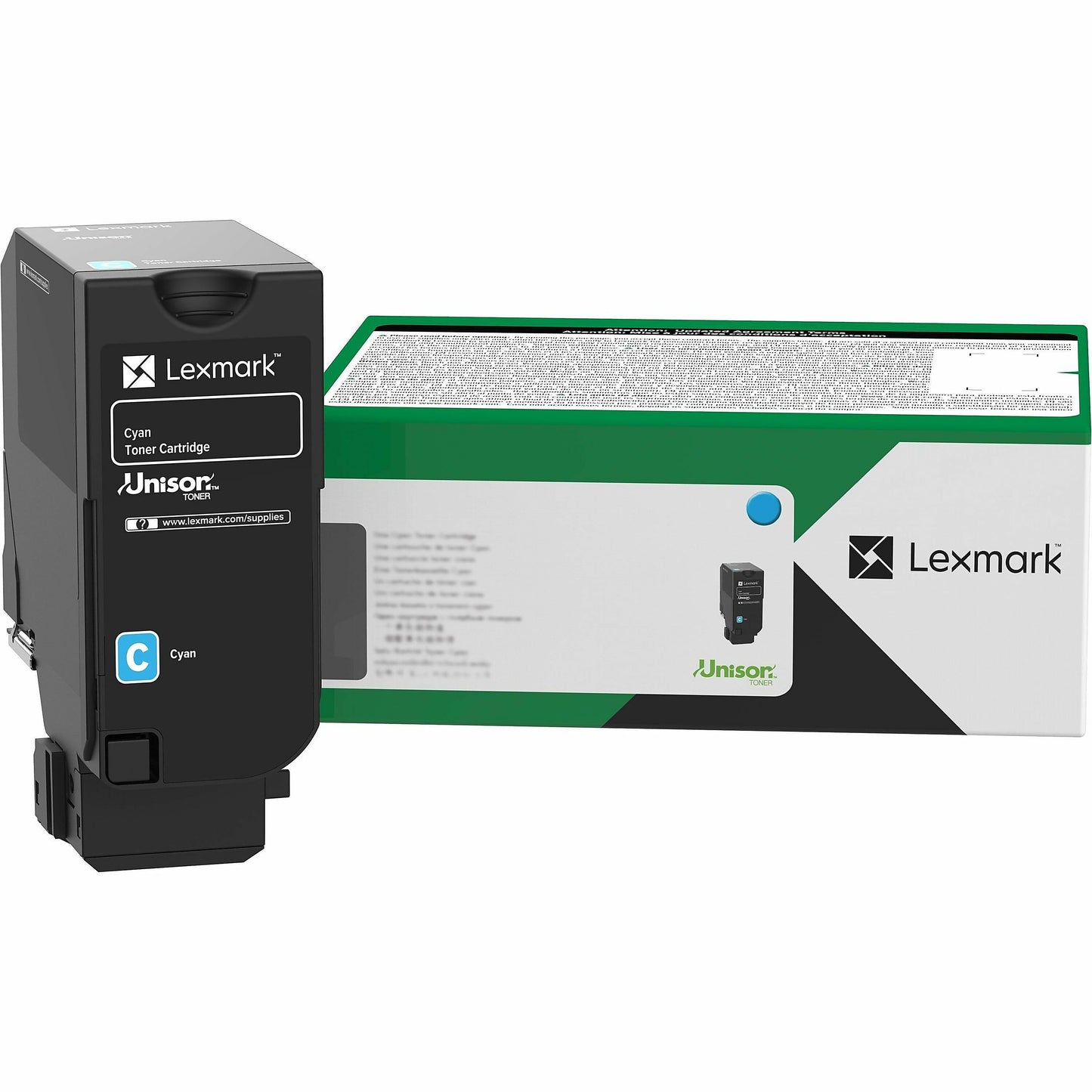 Genuine Lexmark 71C10C0 Cyan Toner Cartridge (5,000 pages) Return Program