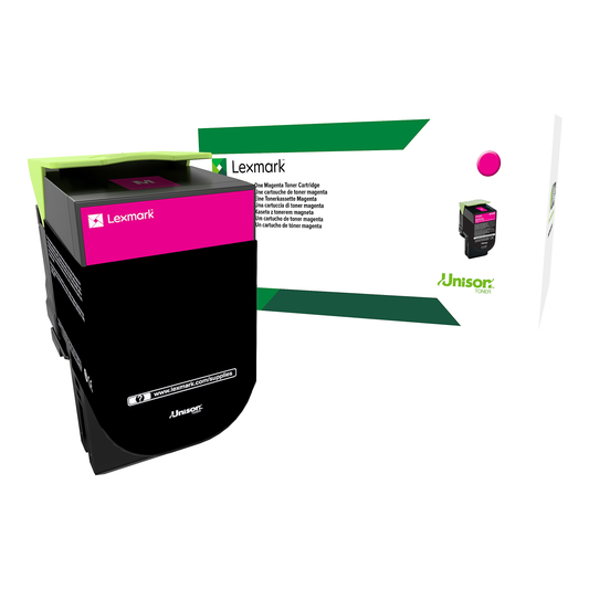 Genuine Lexmark 70C10M0 Magenta Toner Cartridge (1,000 pages) Return Program