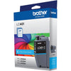 Genuine Brother LC401C Cyan Ink Cartridge (200 pages)