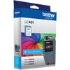 Genuine Brother LC401C Cyan Ink Cartridge (200 pages)