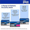 Genuine Brother TN635XLY Yellow Toner Cartridge (4,500 pages)