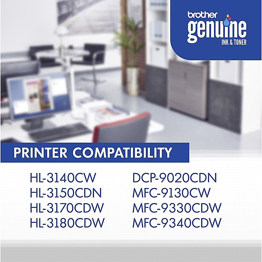 Genuine Brother TN221M Magenta Toner Cartridge (1,400 pages)