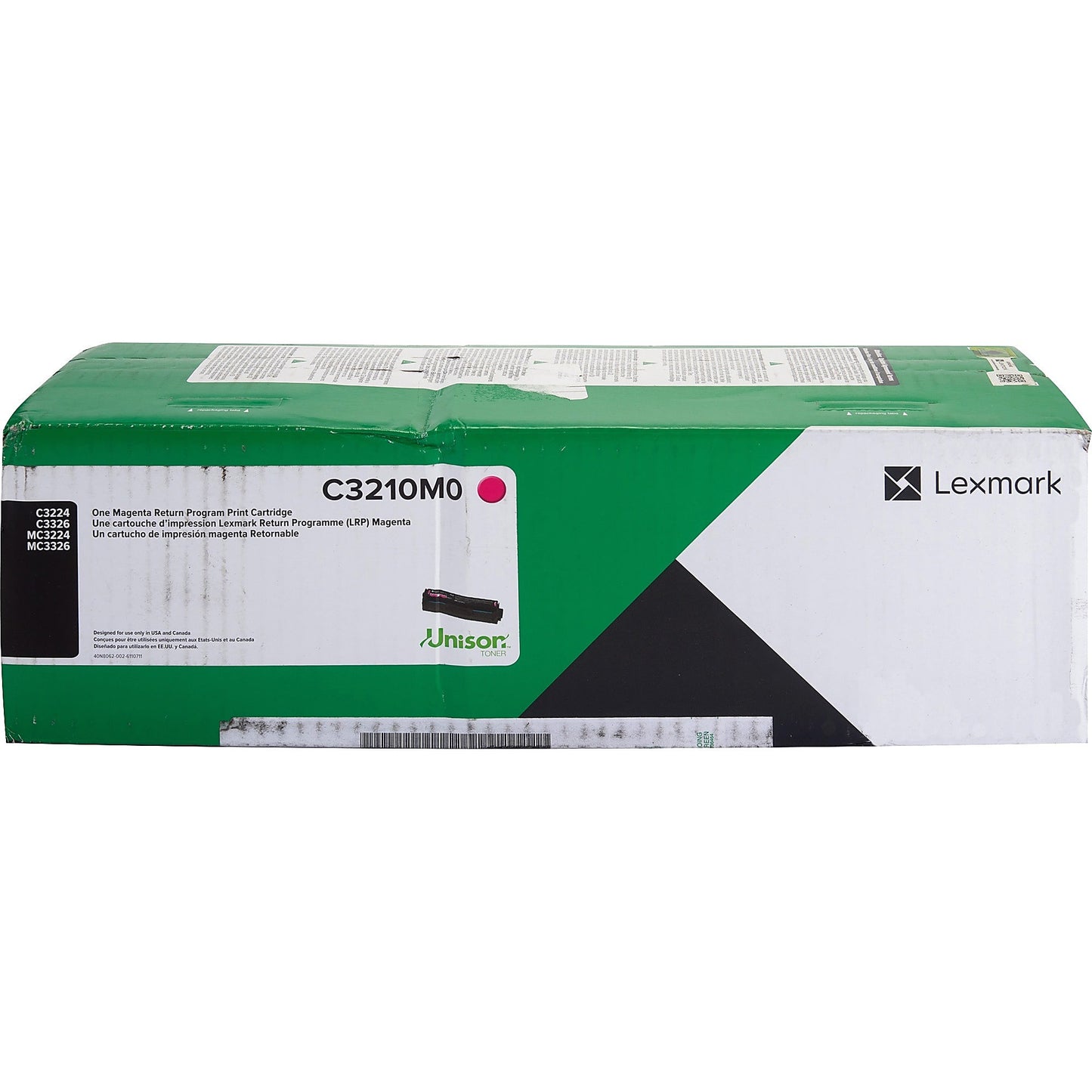 Genuine Lexmark C3210M0 Magenta Toner Cartridge (1,500 pages) Return Program