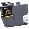 Genuine Brother LC401XLY High Yield Yellow Ink Cartridge (500 pages)