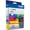 Genuine Brother LC401XLY High Yield Yellow Ink Cartridge (500 pages)
