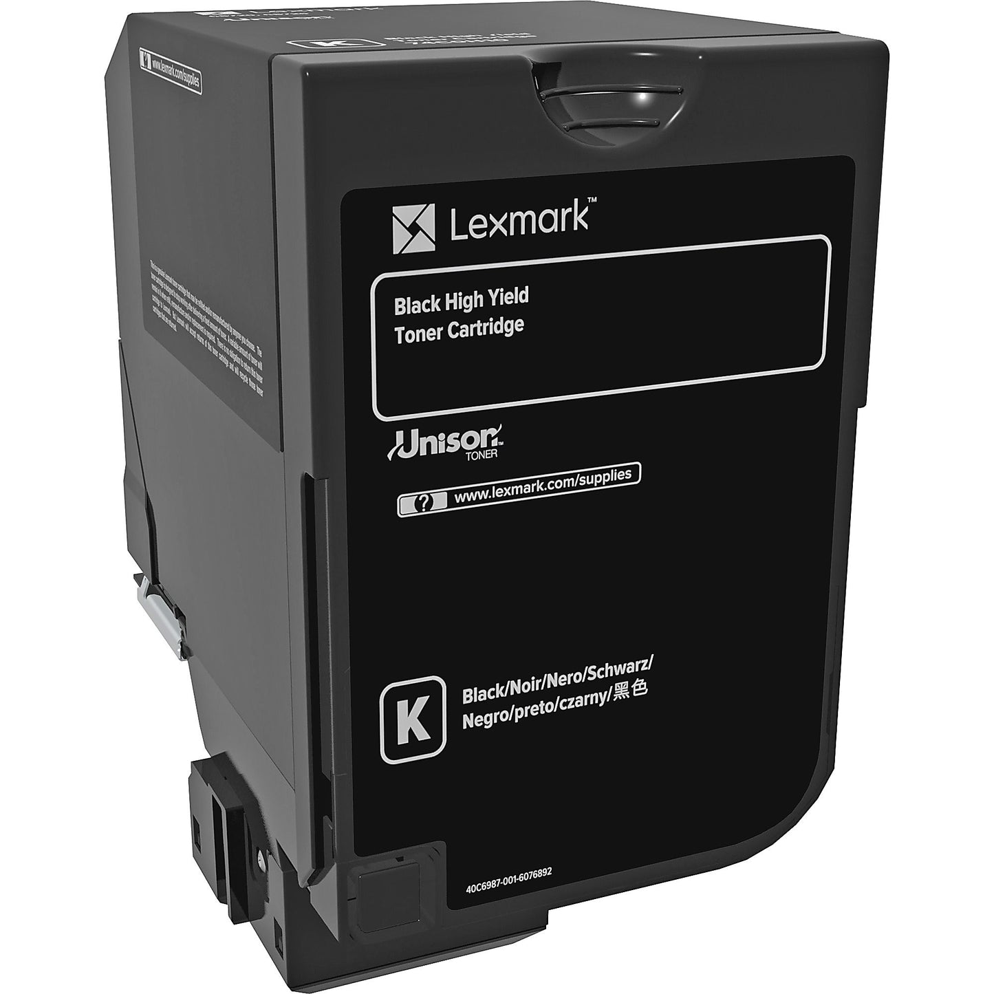 Genuine Lexmark 74C0H10 High Yield Black Toner Cartridge (20,000 pages)