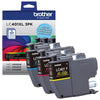 Genuine Brother LC401XL3PKS High Yield Cyan, Magenta, Yellow Ink Cartridge (500 pages)