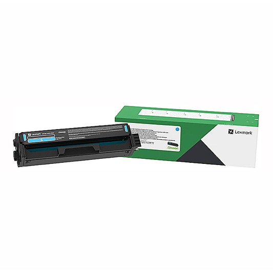 Genuine Lexmark C341XC0 High Yield Cyan Toner Cartridge (4,500 pages) Return Program
