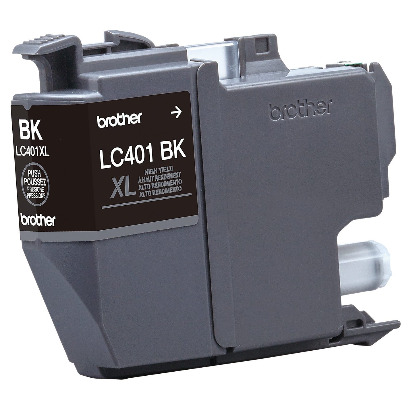 Genuine Brother LC401XLBK High Yield Black Ink Cartridge (500 pages)