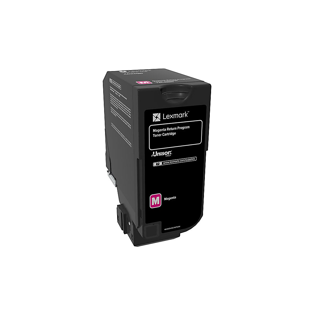 Genuine Lexmark 74C10M0 Magenta Toner Cartridge (3,000 pages) Return Program