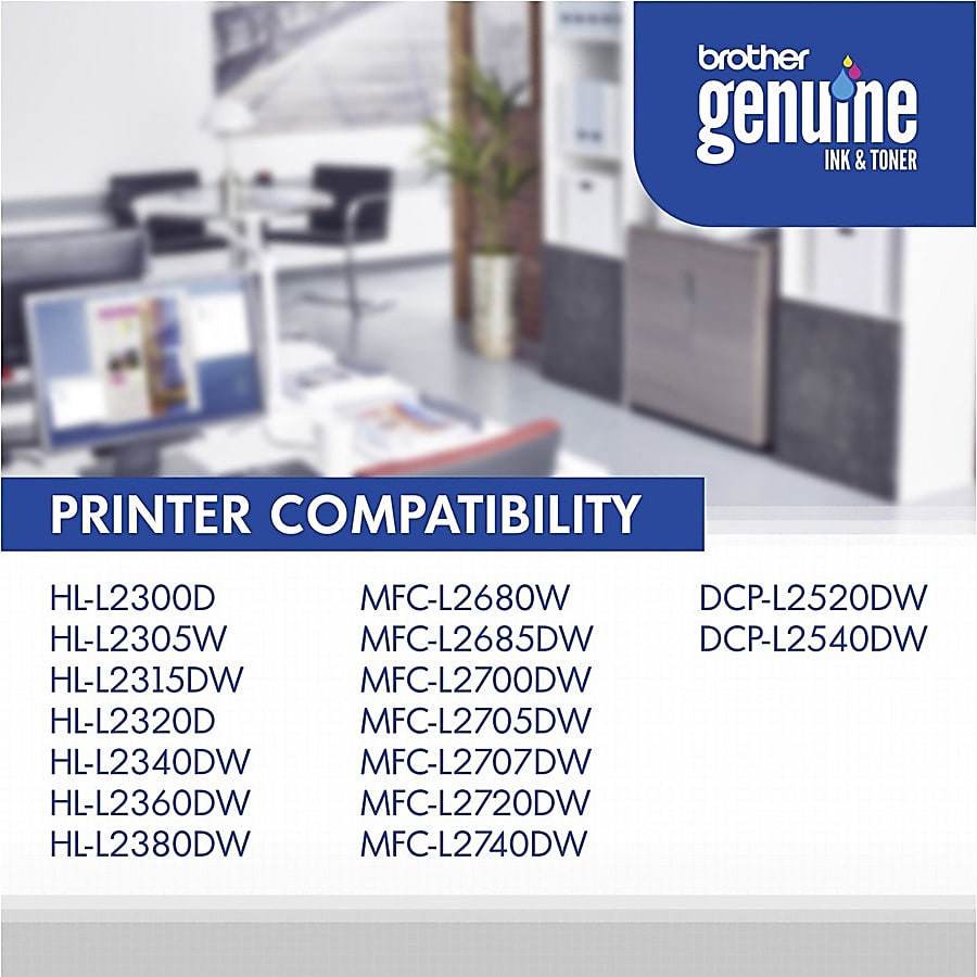 Genuine Brother TN630 Black Toner Cartridge (1,200 pages)