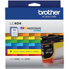 Genuine Brother LC404Y Yellow Ink Cartridge (750 pages)