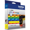 Genuine Brother LC404Y Yellow Ink Cartridge (750 pages)
