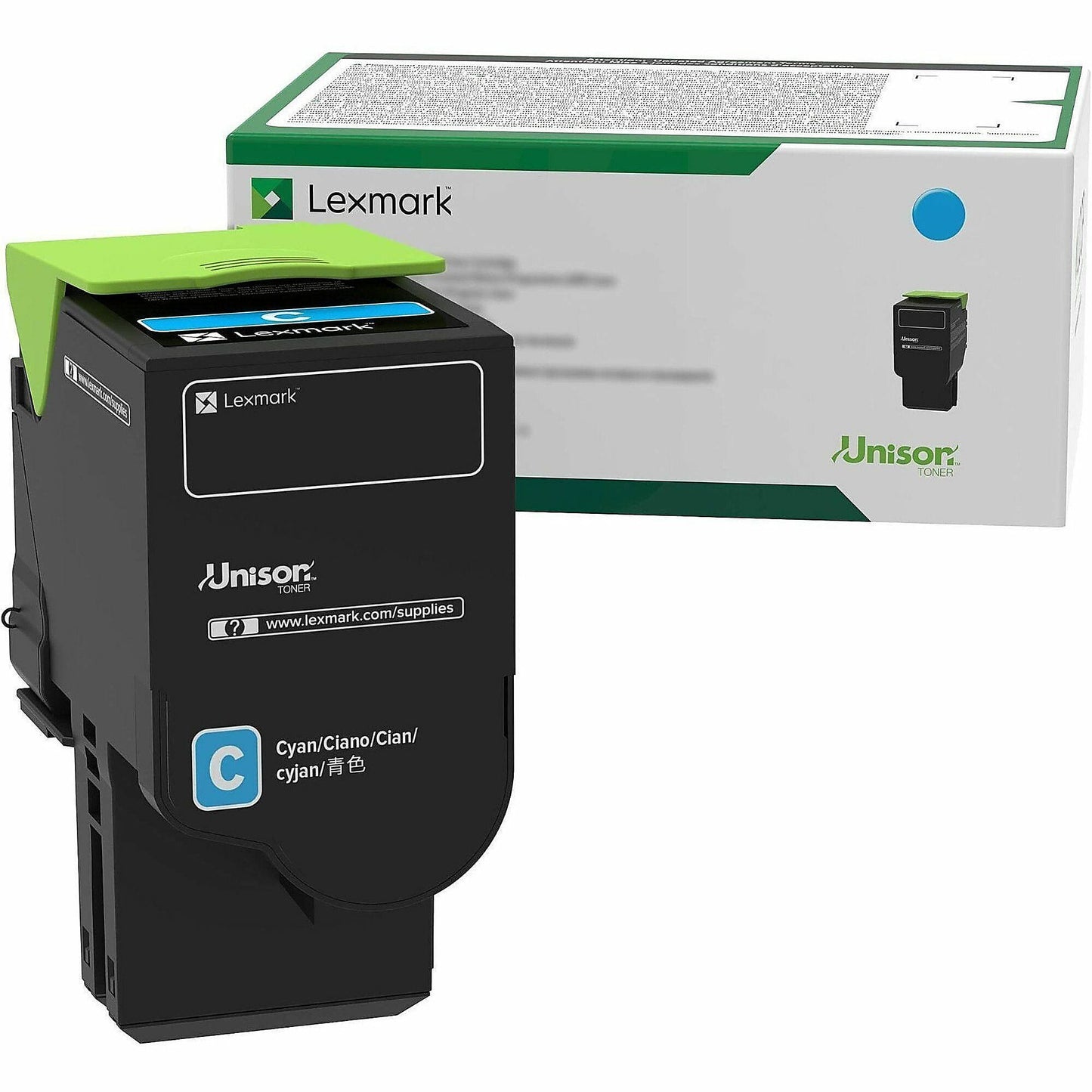 Genuine Lexmark 78C1XC0 High Yield Cyan Toner Cartridge (5,000 pages) Return Program