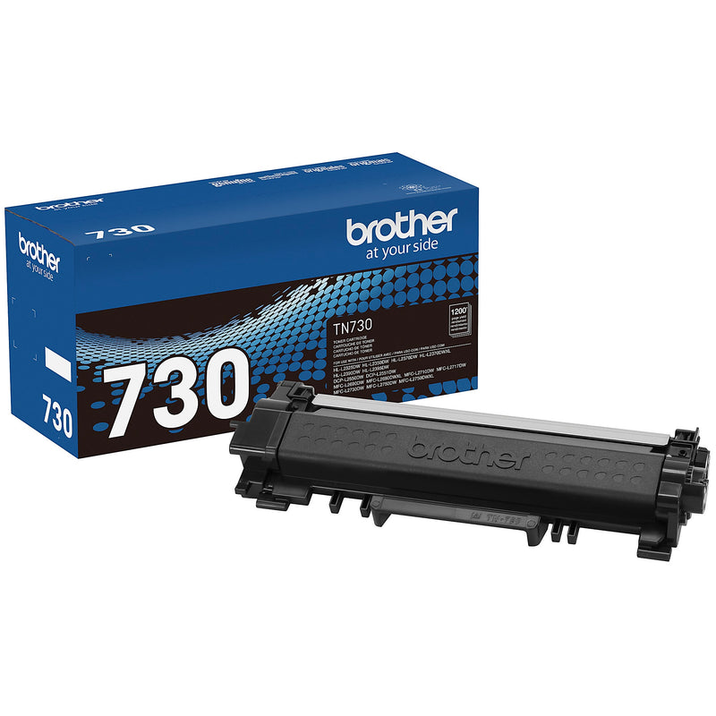Genuine Brother TN730 Black Toner Cartridge (1,200 pages)