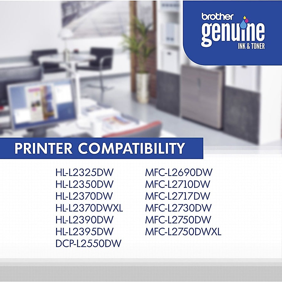 Genuine Brother TN730 Black Toner Cartridge (1,200 pages)