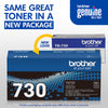 Genuine Brother TN730 Black Toner Cartridge (1,200 pages)
